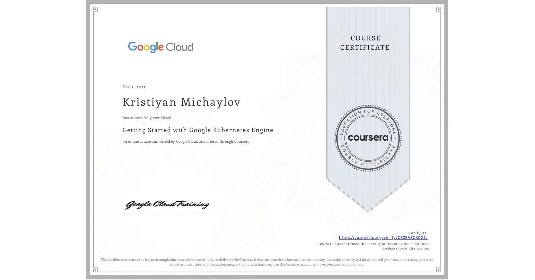 Getting Started with Google Kubernetes Engine